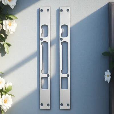 Door Reinforcer Kit - 2Pcs Premium Door Strike Plate Reinforcement
