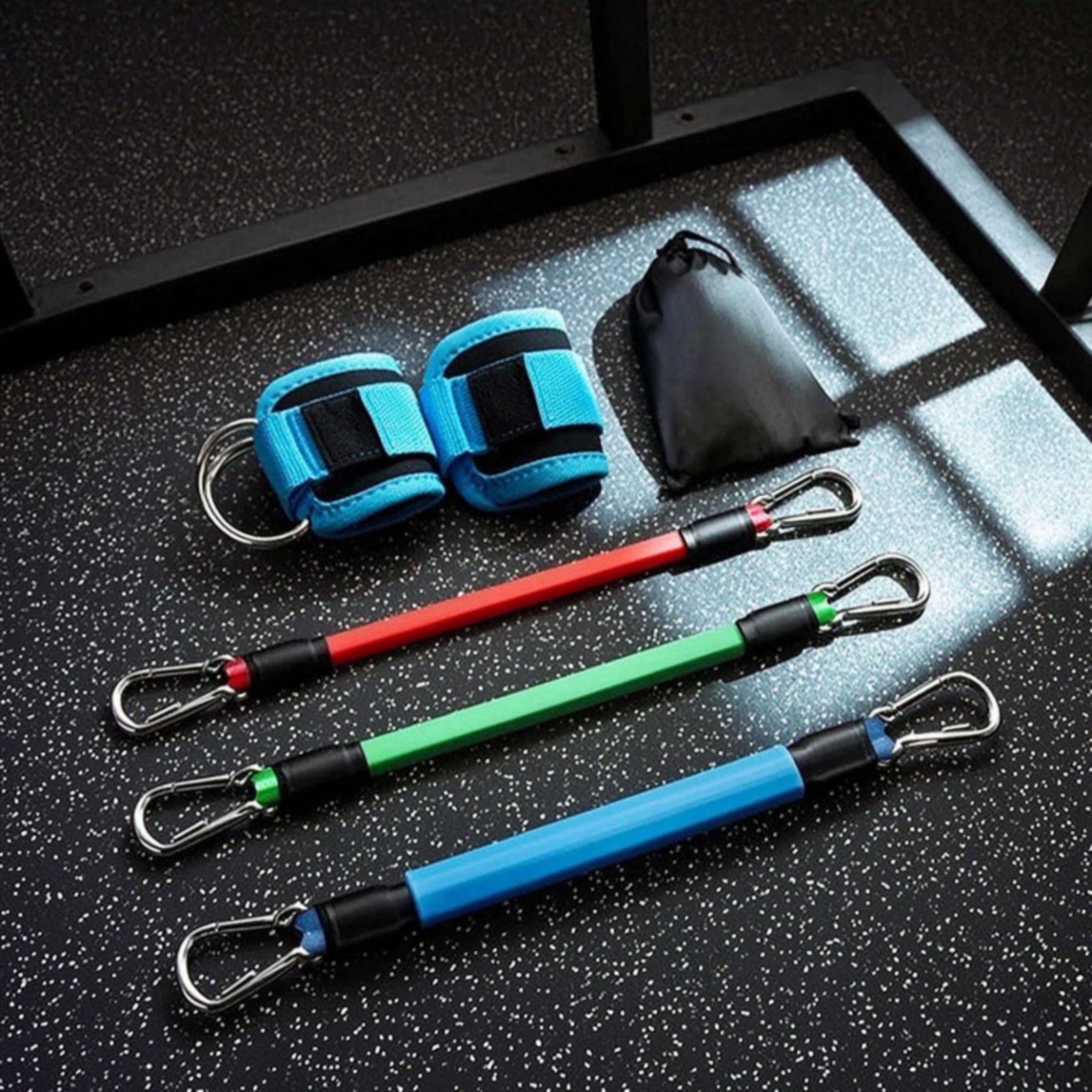 Home Security Youtube - Ankle Resistance Bands with Cuffs Secure