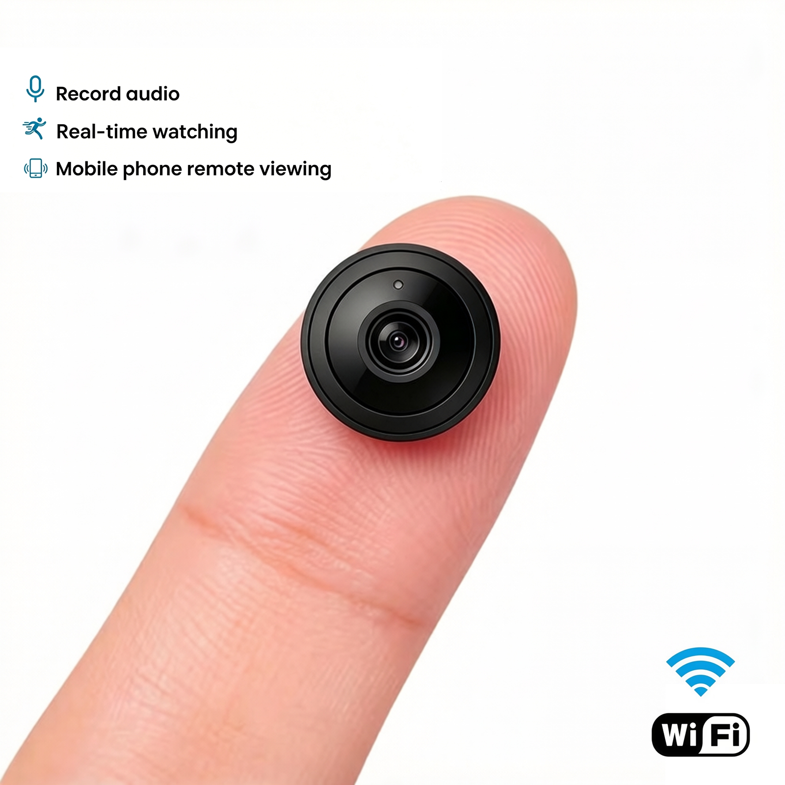 Home Security No Wifi Needed - Mini Camera, 1080P HD WiFi Wireless