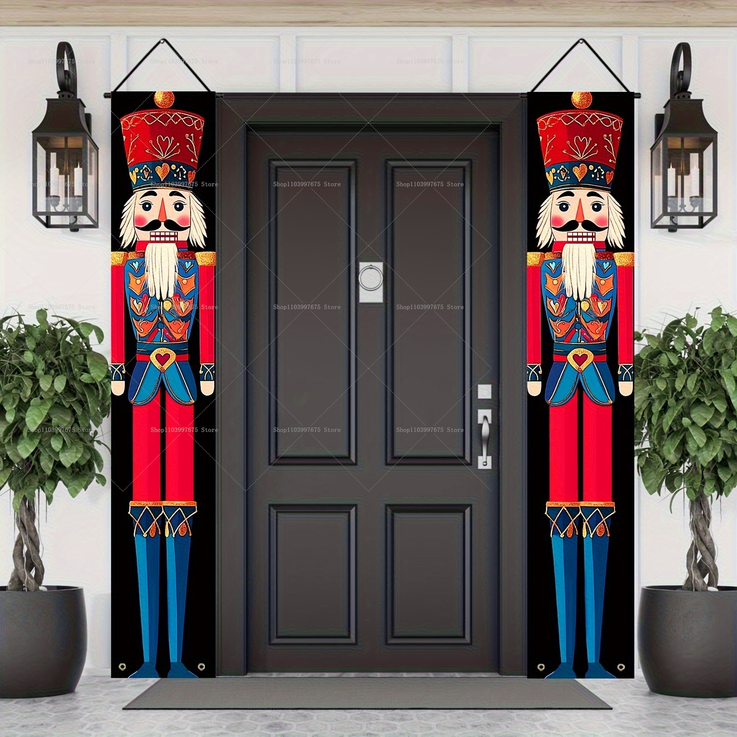 Festive Nutcracker Banners Chr - Home Security Yard Sign review and price