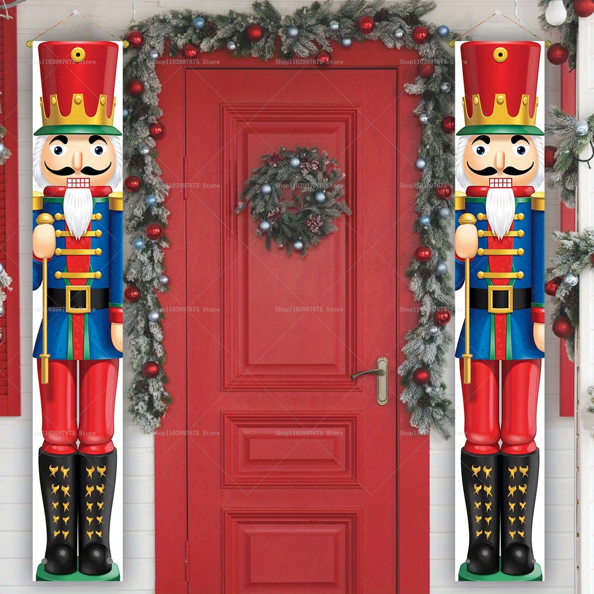 Festive Nutcracker Banners Chr - Home Security Yard Sign review and price