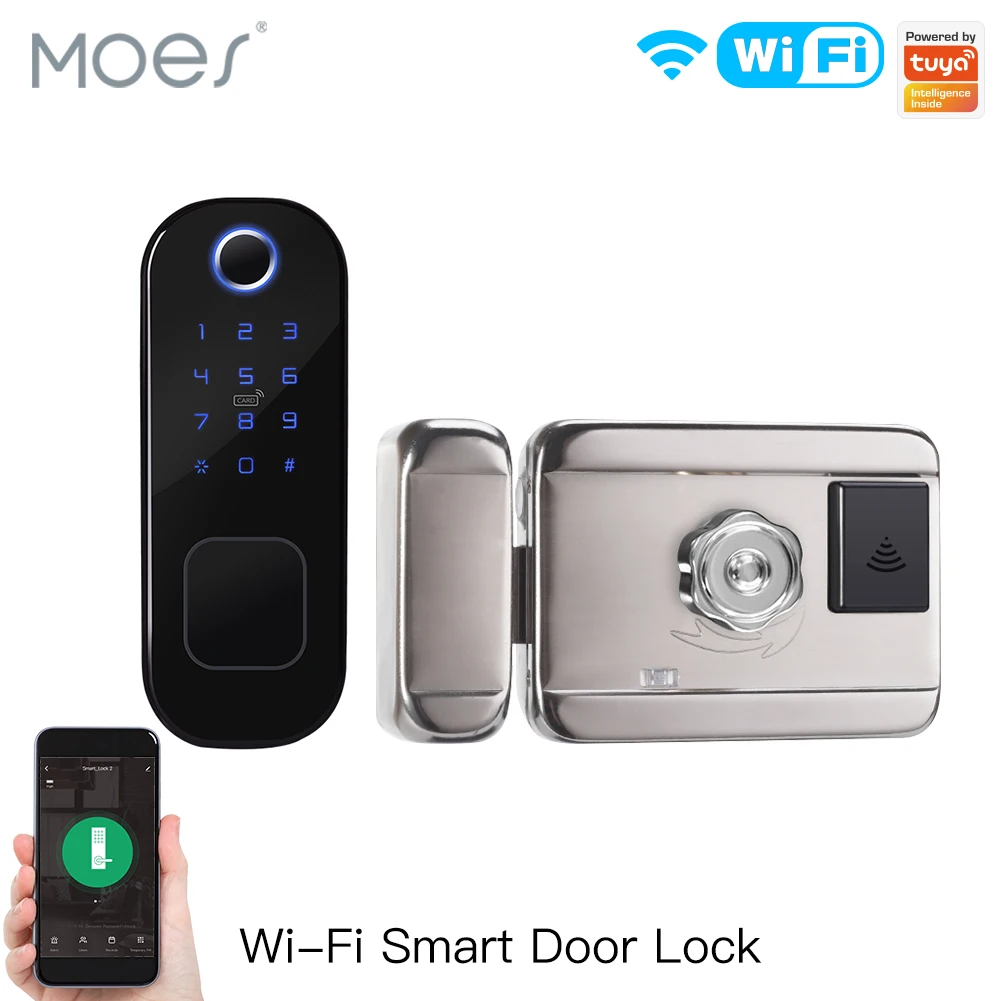 MOES WiFi Tuya Smart Lock Door - Home Security Tips review and price