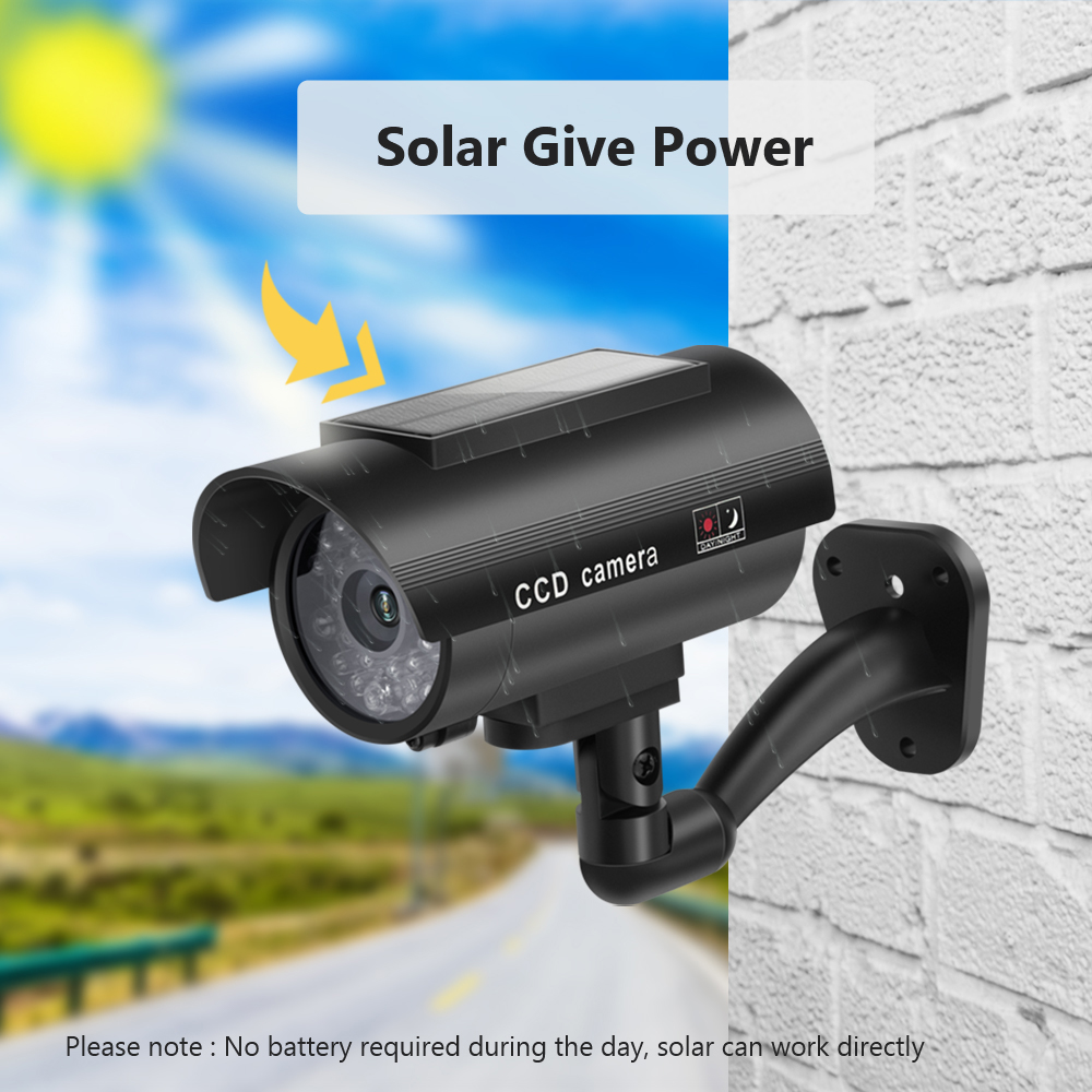 Solar Panel Dummy Surveillance - Home Security Tips review and price