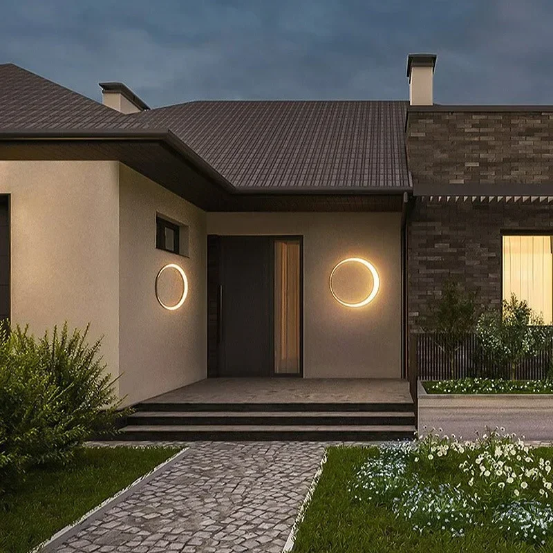 Modern Outdoor Waterproof Moon - Home Security Yard Sign review and price