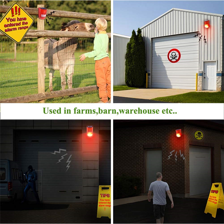 Outdoor Solar Infrared Motion  - Home Security Yard Sign review and price