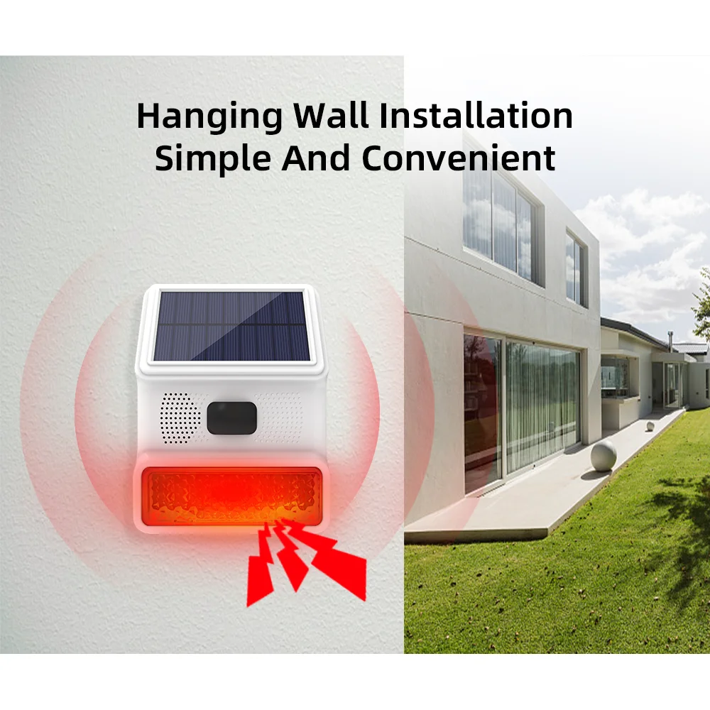 Outdoor Alarm Horn 433MHZ Wire - Home Security Siren review and price