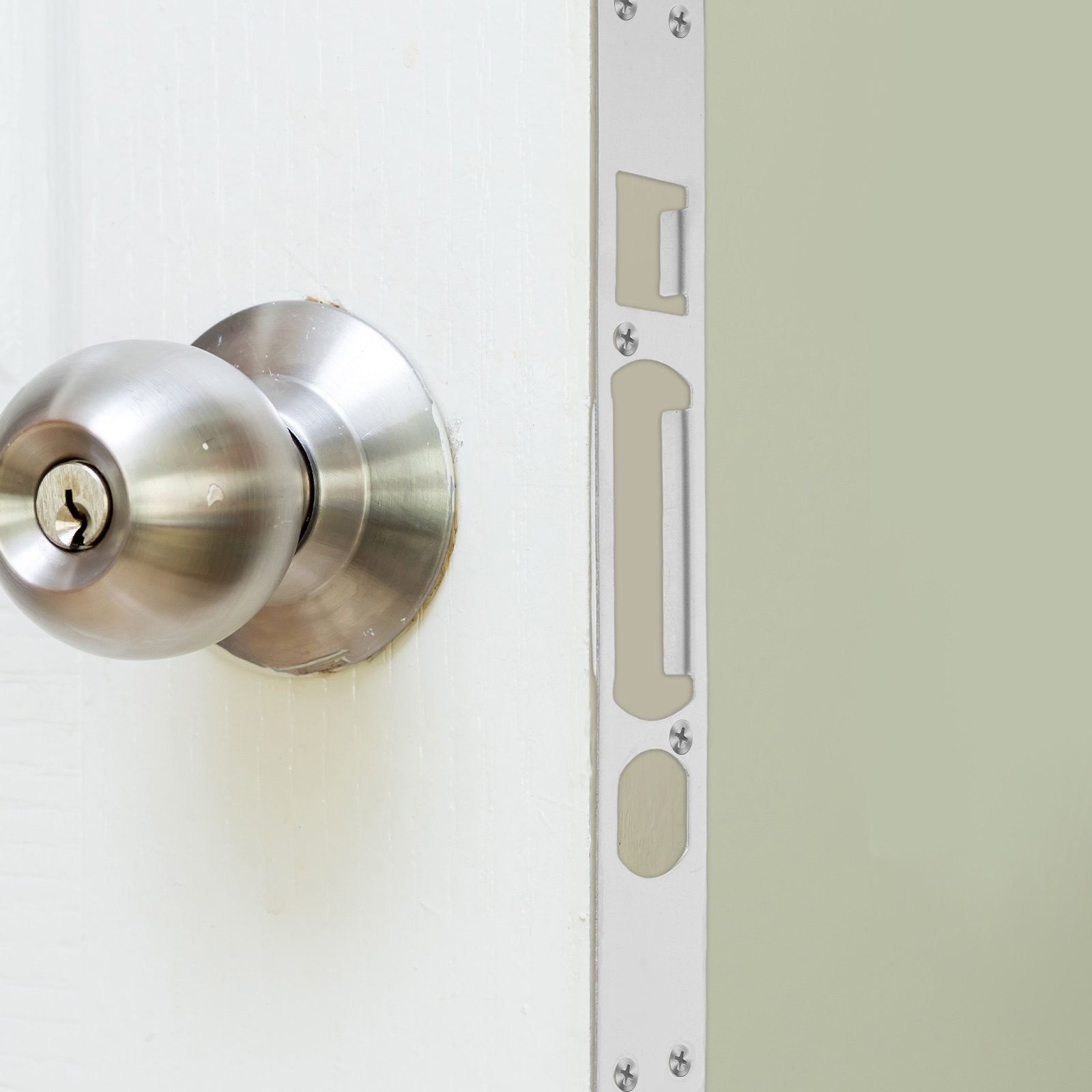 2Pcs Metal Door Strike Plate S - Door Reinforcer Kit review and price