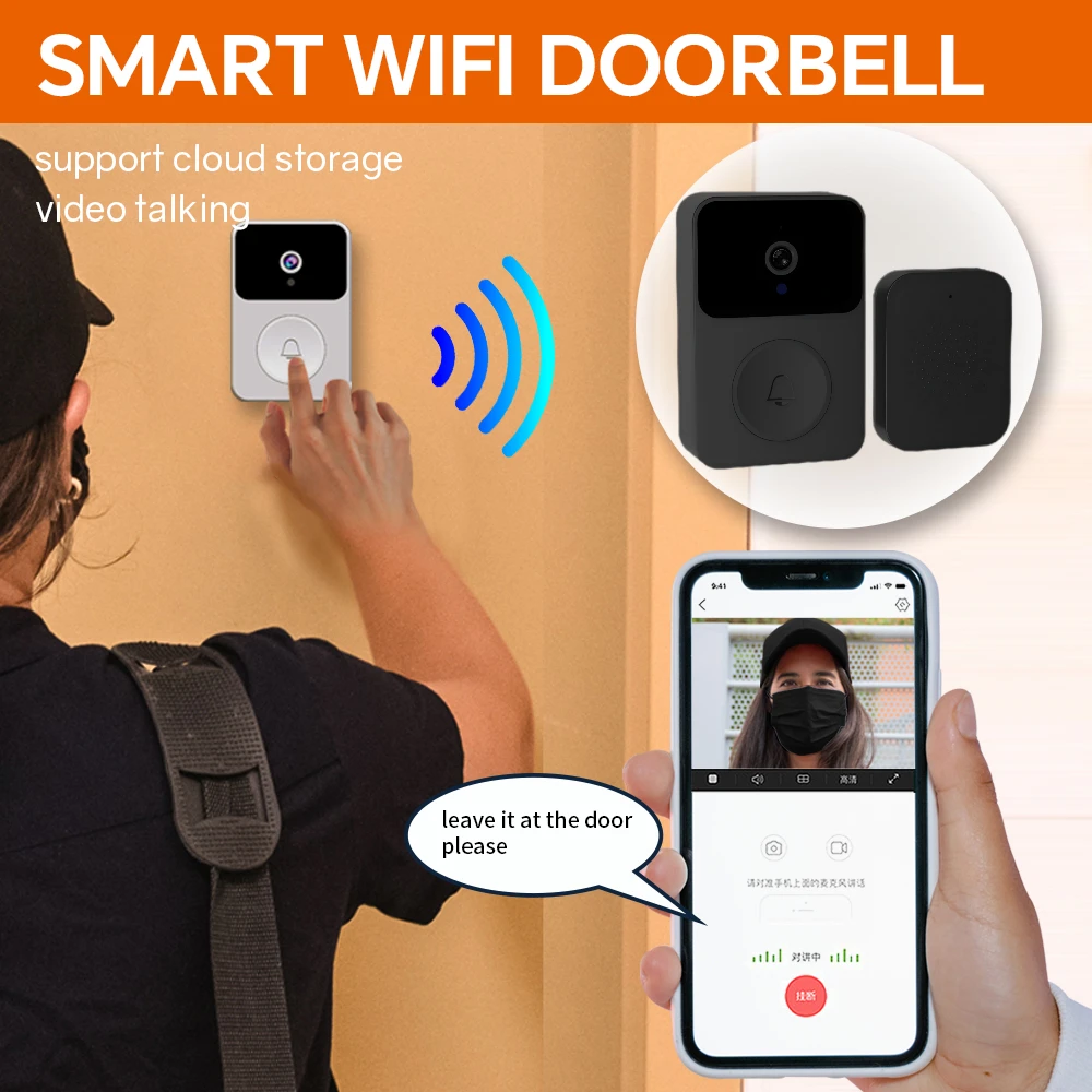 Smart Wireless Doorbell Camera - Home Security Ring Camera review and price