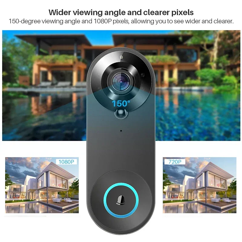 Tuya Video Doorbell Camera 108 - Home Security Doorbell Camera review and price
