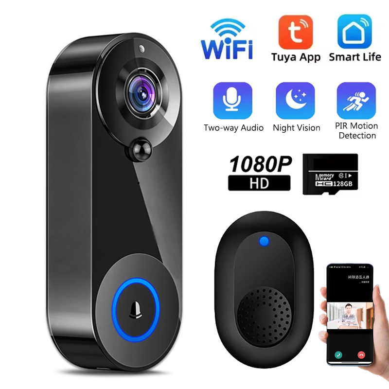 Tuya Video Doorbell Camera 108 - Home Security Doorbell Camera review and price