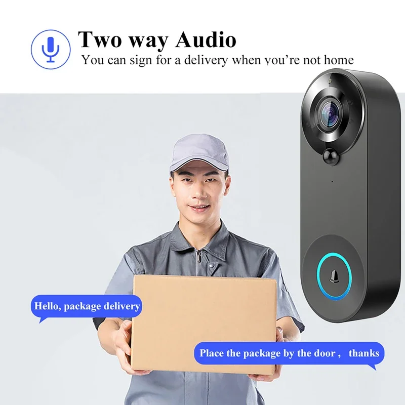 Tuya Video Doorbell Camera 108 - Home Security Doorbell Camera review and price