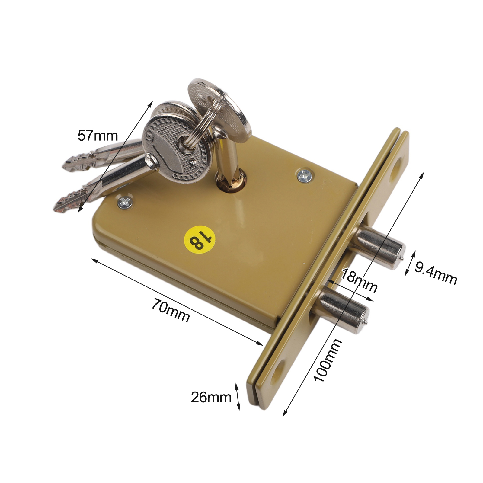 Copper Iron Security Door Lock - Home Security Youtube review and price