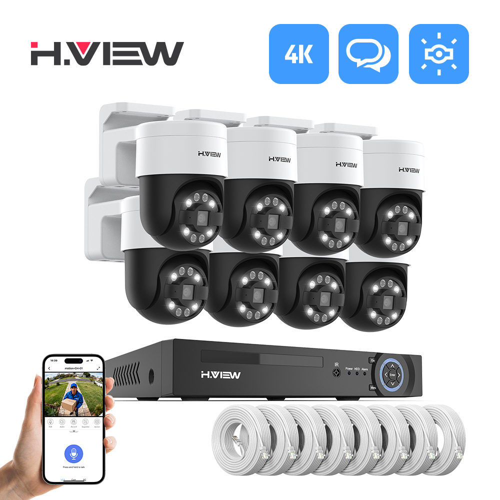 H.view 8Ch 4K 5MP 8MP Cctv Sec - Home Security Tips review and price