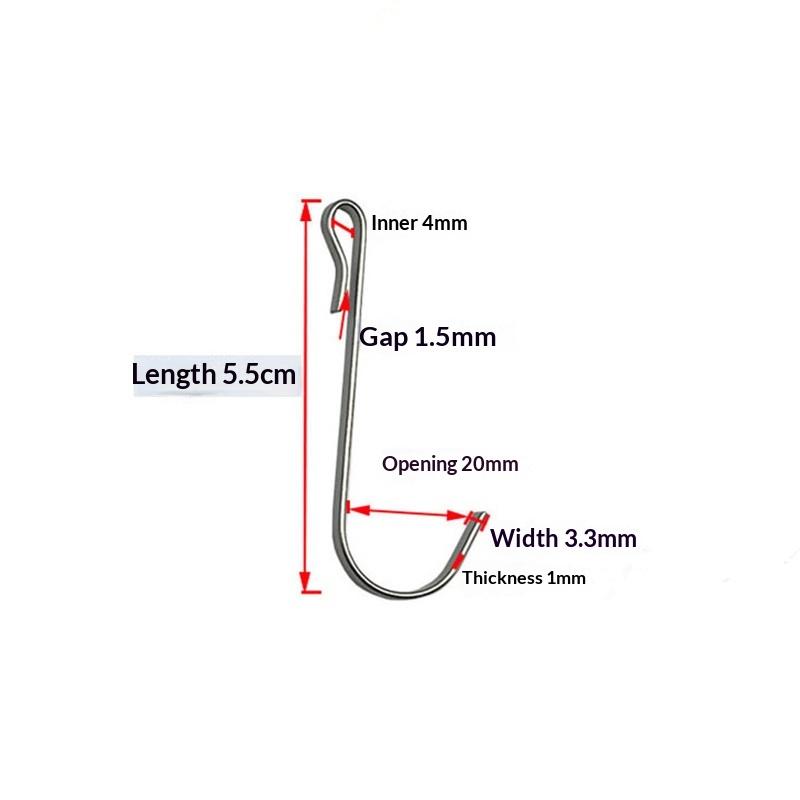6pcs Snap On Clip Hooks Multif - Home Security Kitchener review and price