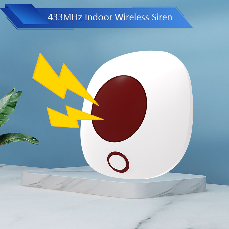 Indoor 433MHz Wireless Siren S - Home Security Siren review and price