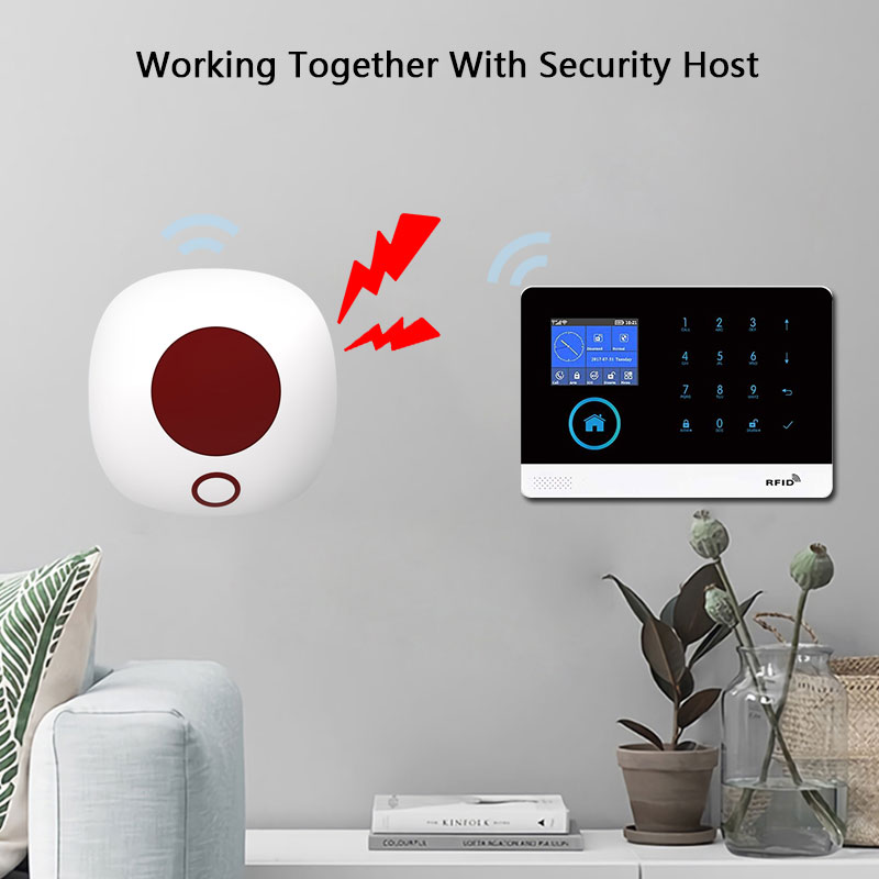 Indoor 433MHz Wireless Siren S - Home Security Siren review and price