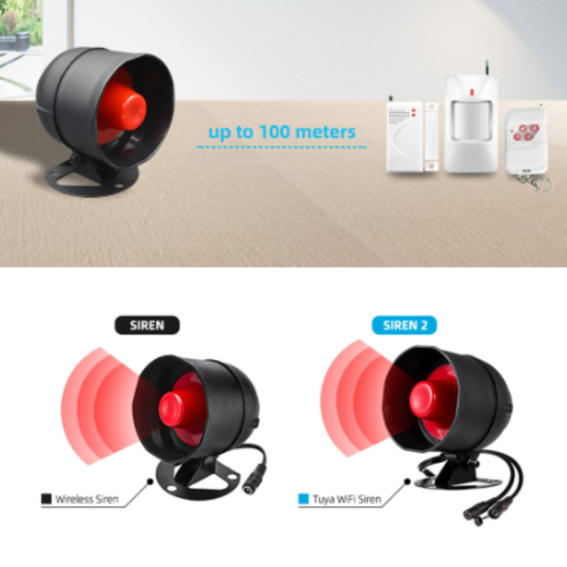 New Tuya WiFi Smart Siren Alar - Home Security Siren review and price