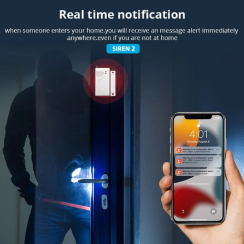New Tuya WiFi Smart Siren Alar - Home Security Siren review and price