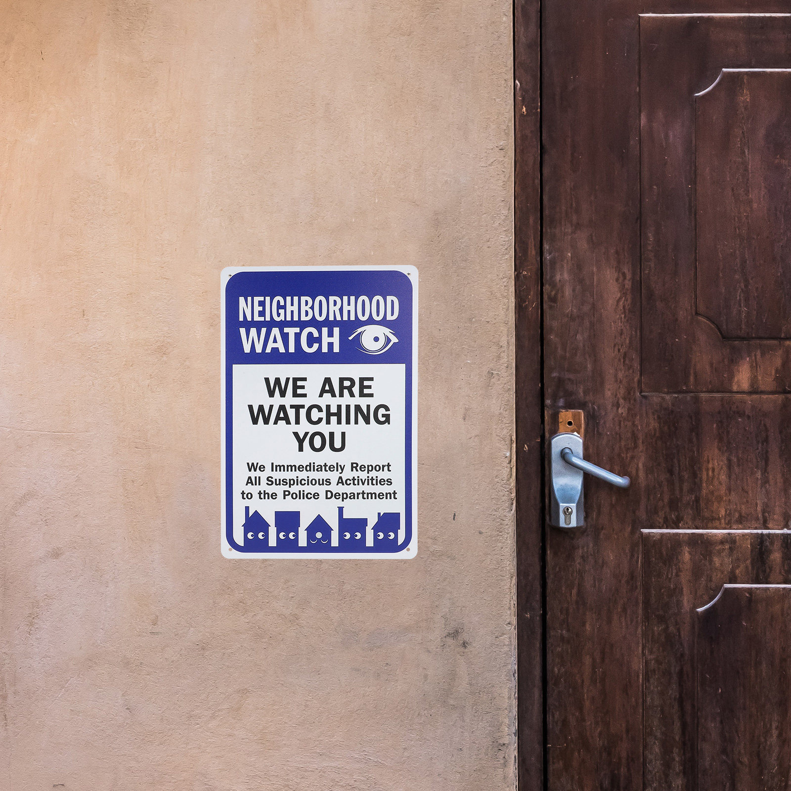 We Are Watching You Sign Vinta - Home Security Yard Sign review and price