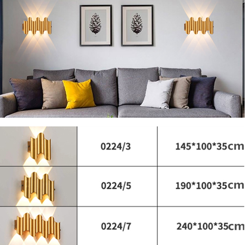 Aluminum Golden Body LED Wall  - Home Security Yard Sign review and price