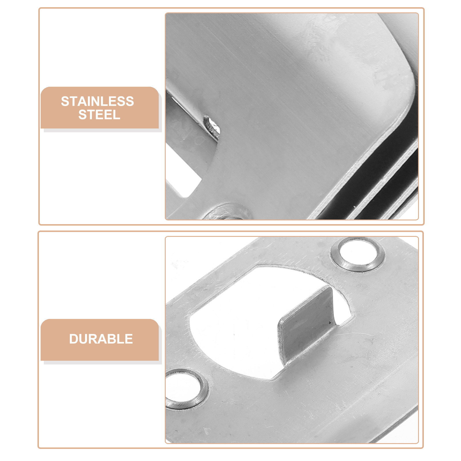 4Pcs Lock Tongue Strike Plates - Door Reinforcer Kit review and price
