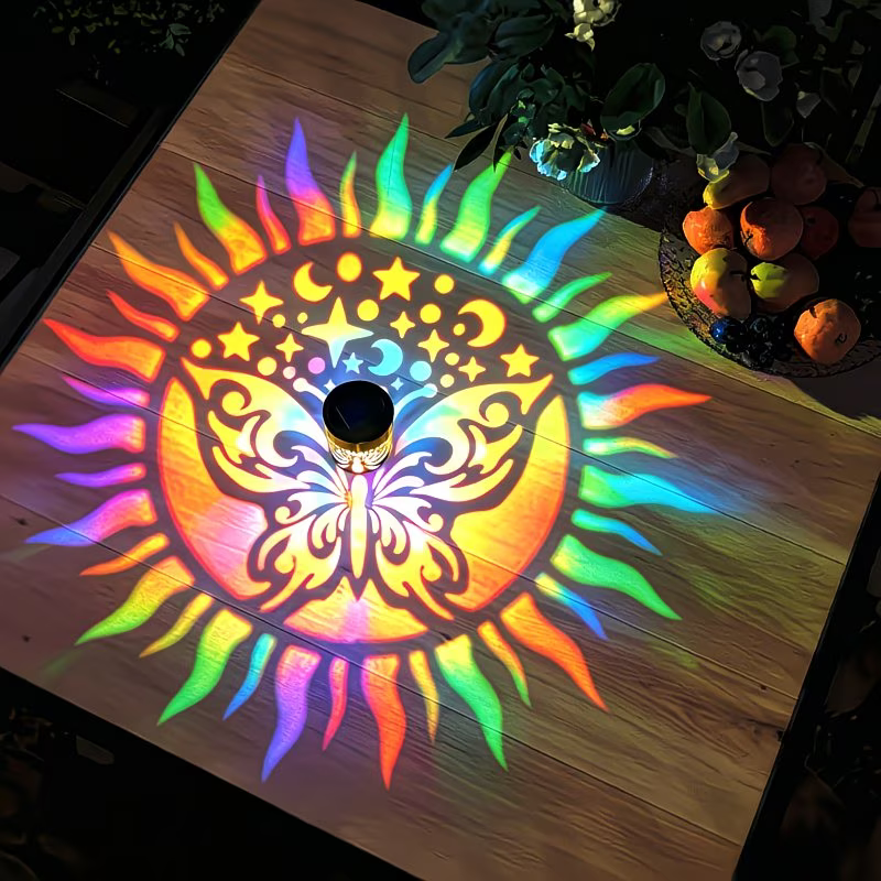 Solar Mandala Wall Lamp Outdoo - Home Security Yard Sign review and price