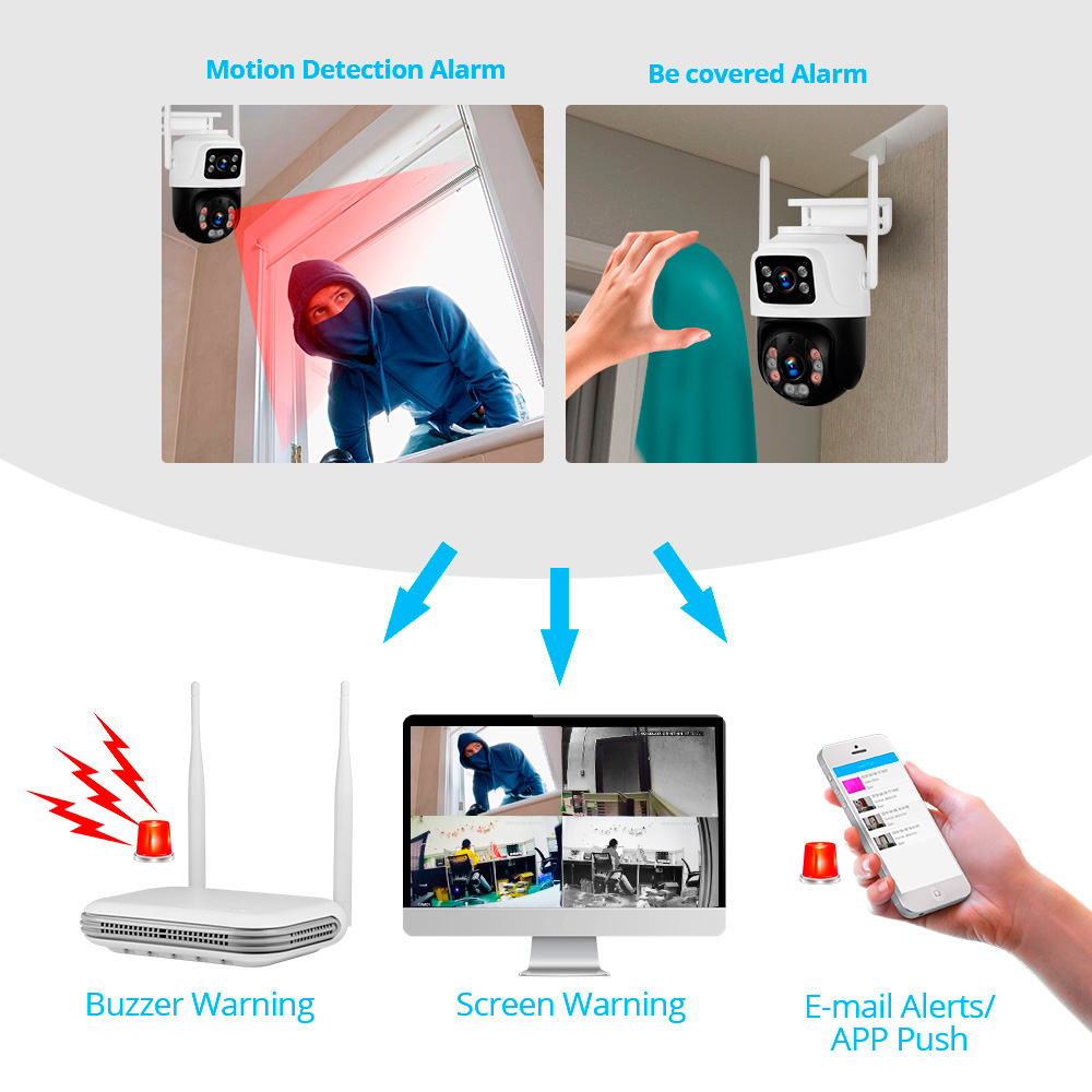 KERUI Waterproof 6MP HD Wirele - Home Security No Wifi Needed review and price