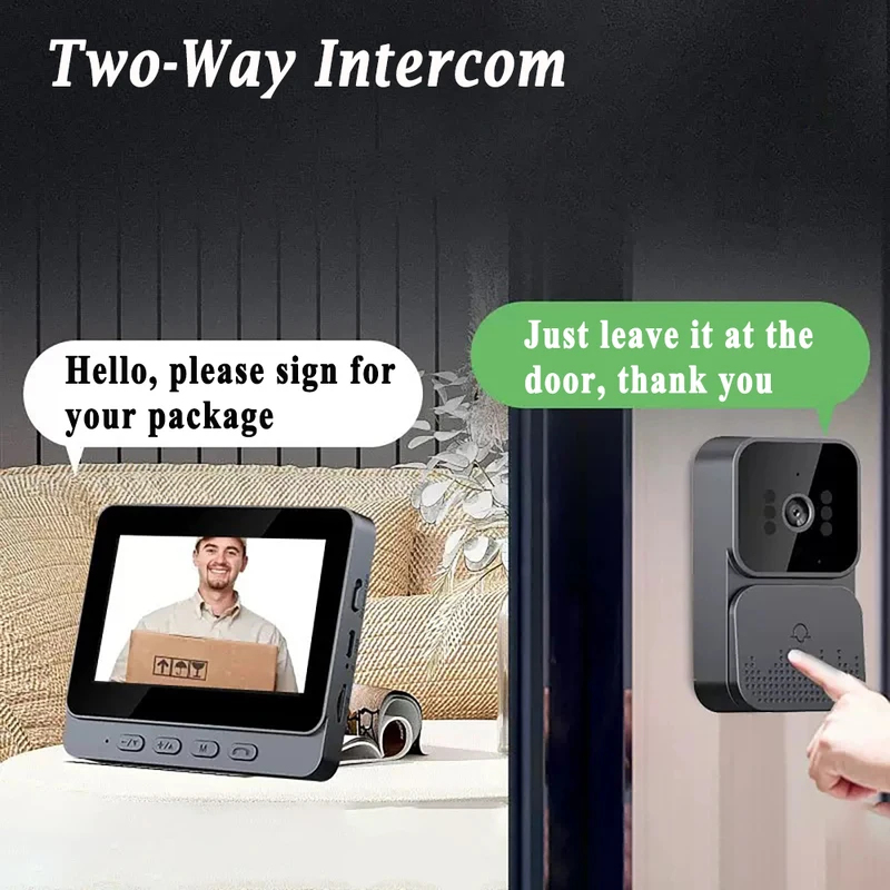 2.4G WiFi Smart Video Doorbell - Home Security Doorbell Camera review and price