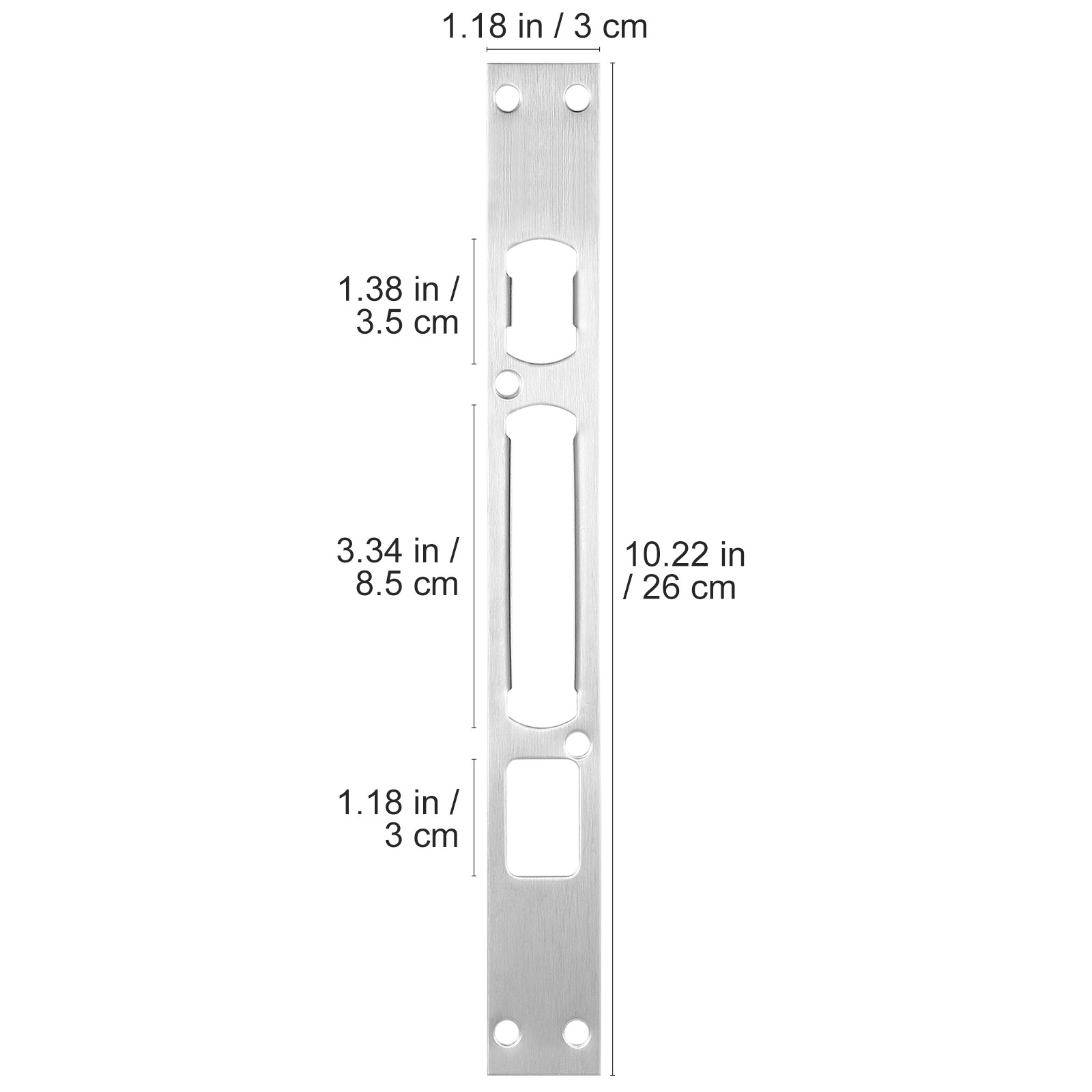 2Pcs Premium Door Strike Plate - Door Reinforcer Kit review and price