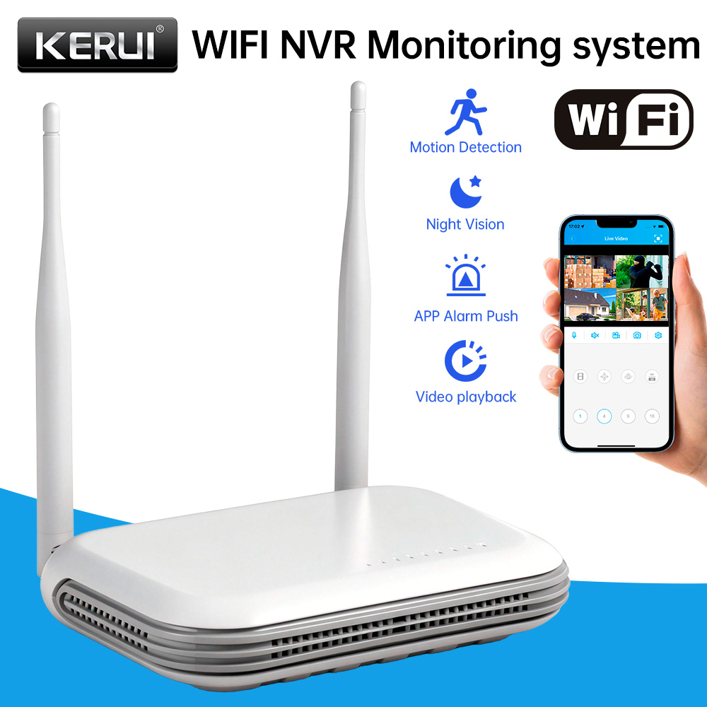 KERUI Mini Network WIFI 8CH NV - Home Security No Wifi Needed review and price