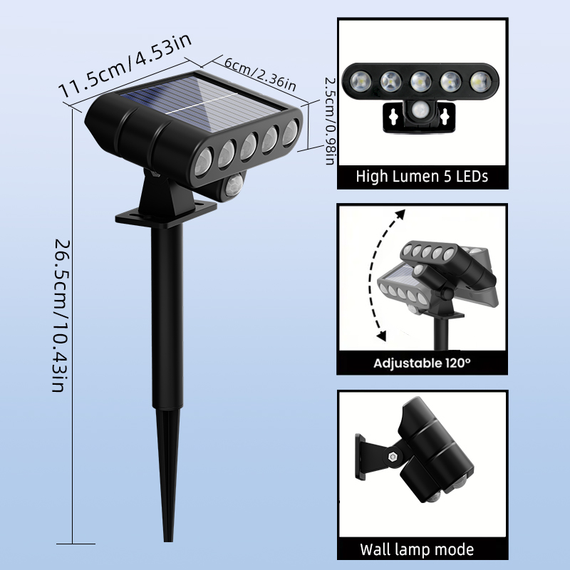 4PCS Solar Powered Outdoor Wal - Home Security Yard Sign review and price