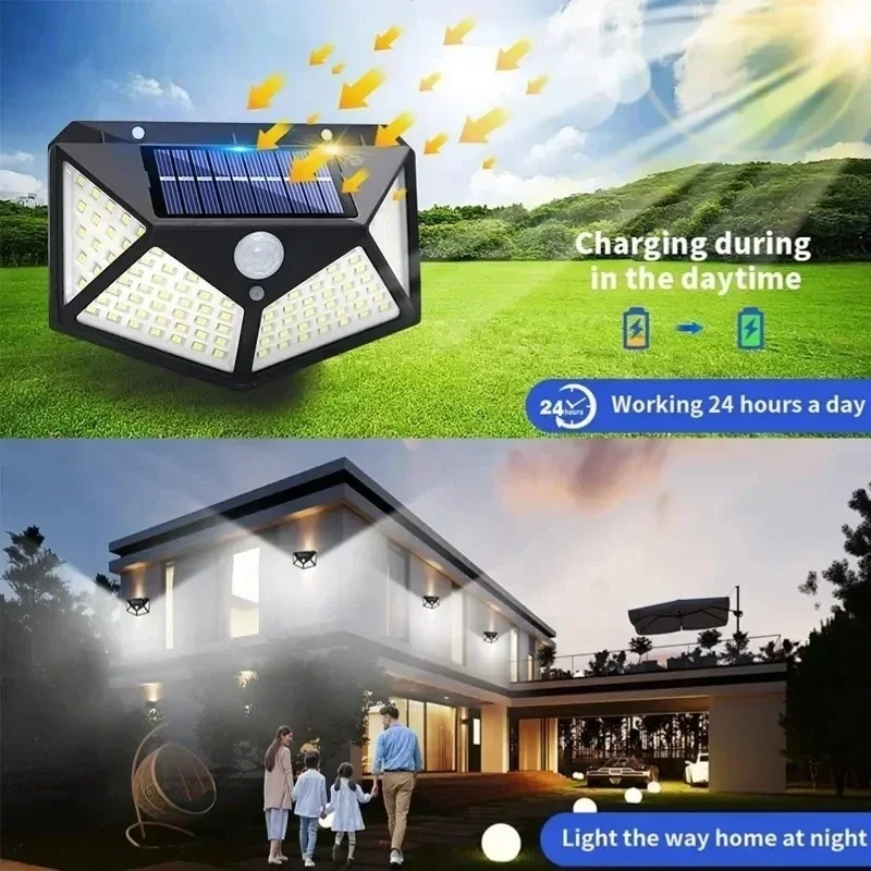1-4pcs Solar Motion Sensor Wal - Home Security Yard Sign review and price