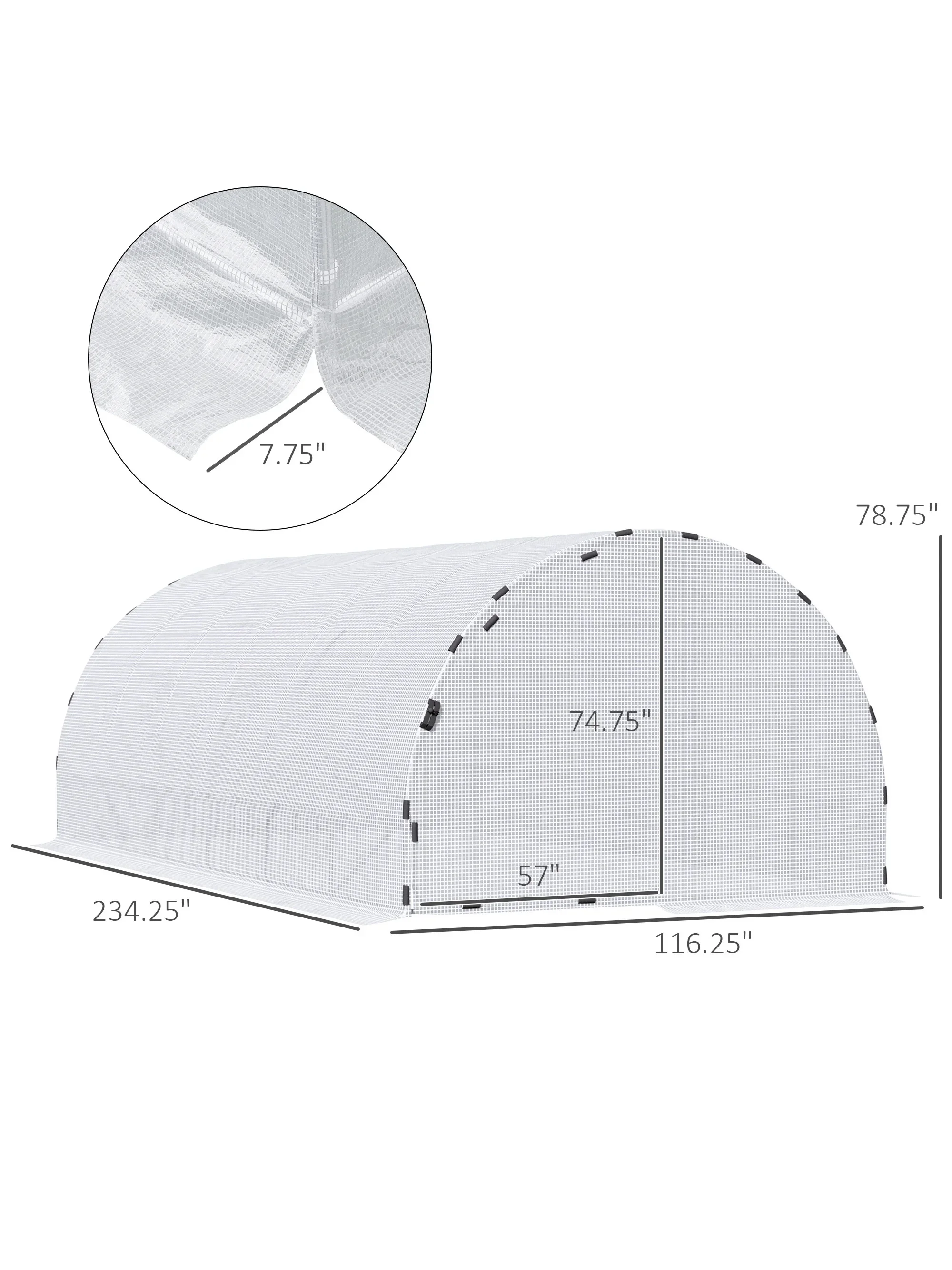 # l Walk-In Tunnel Greenhouse, - Door Reinforcer Kit review and price