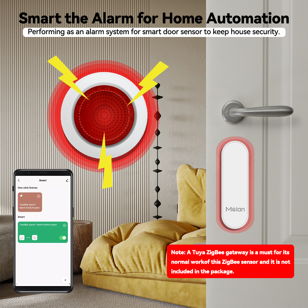 Meian Flash Sound Siren Alarm  - Home Security Siren review and price