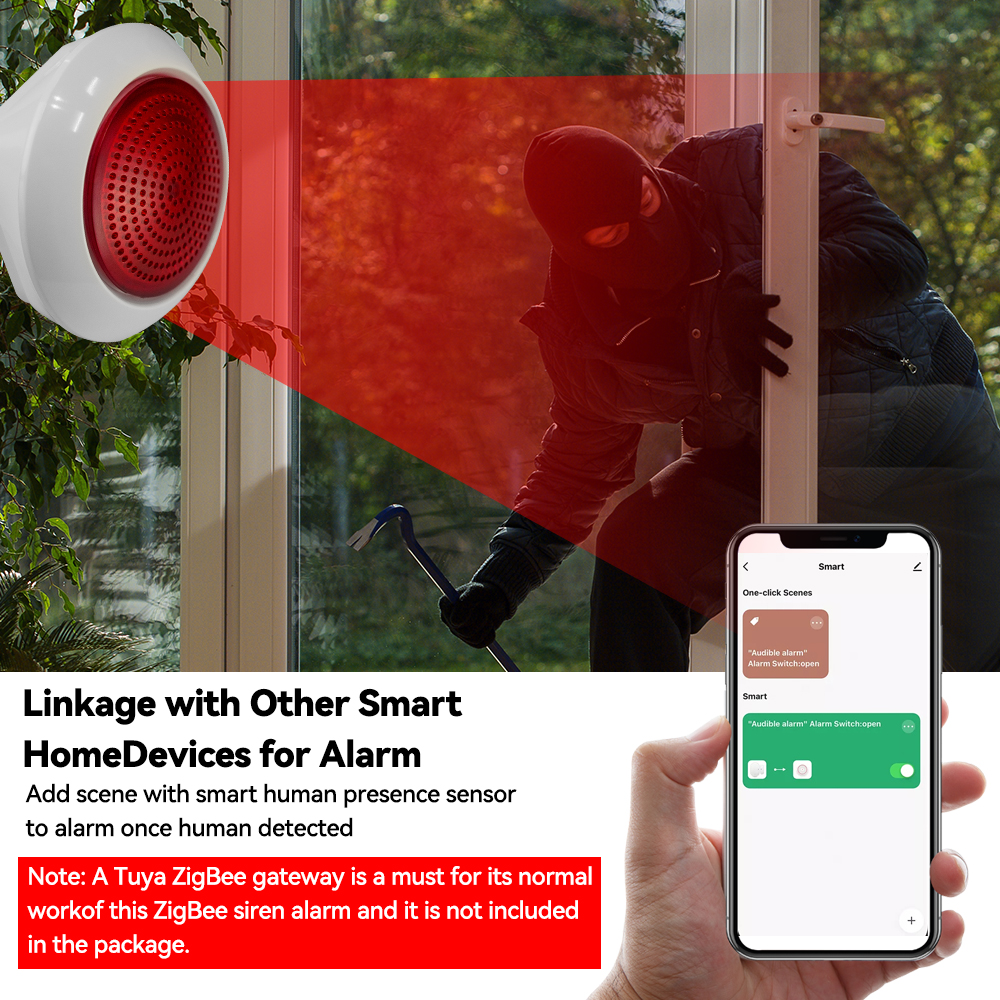 Meian Flash Sound Siren Alarm  - Home Security Siren review and price