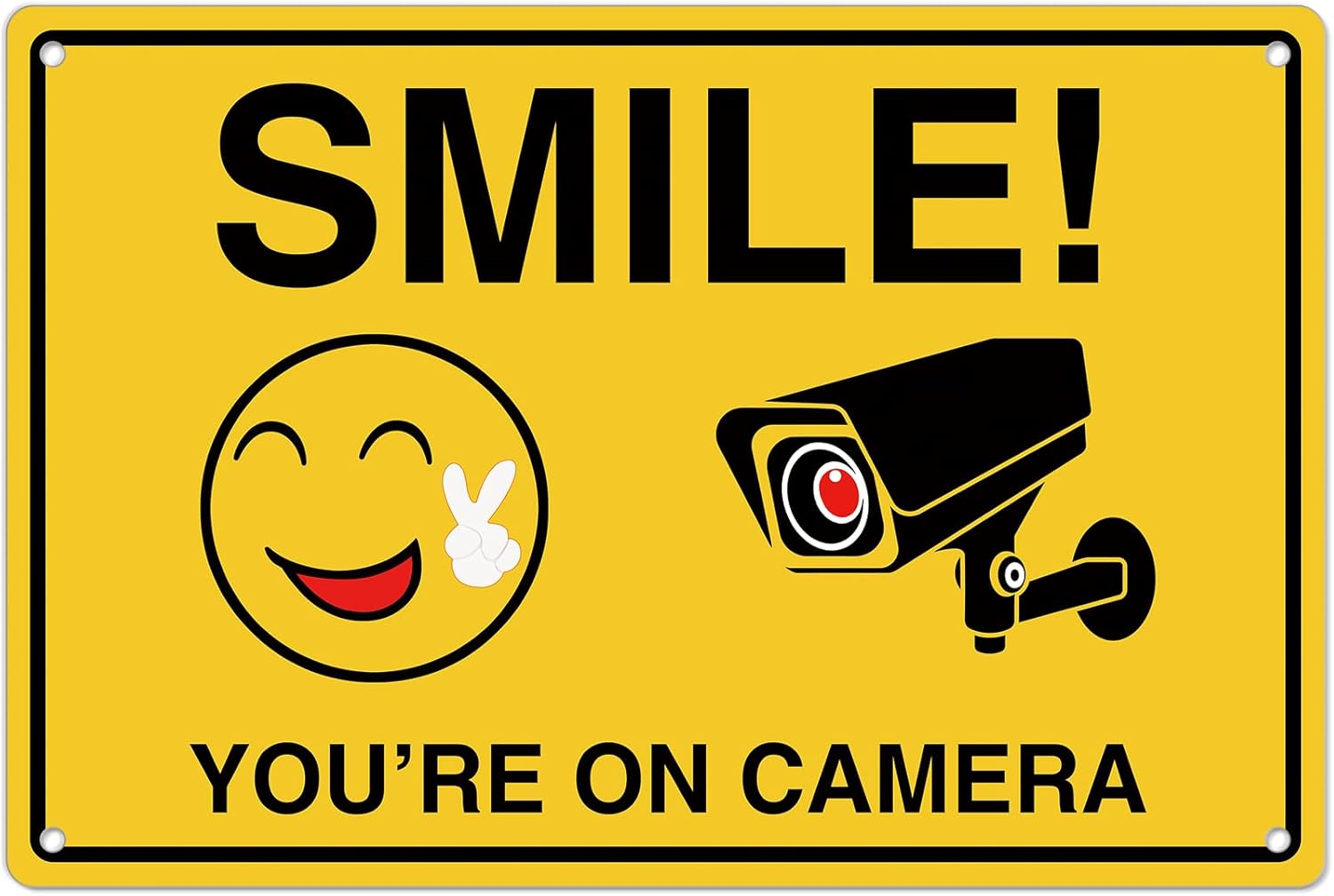 Smile Youre On Camera Signs ;  - Home Security Diy review and price