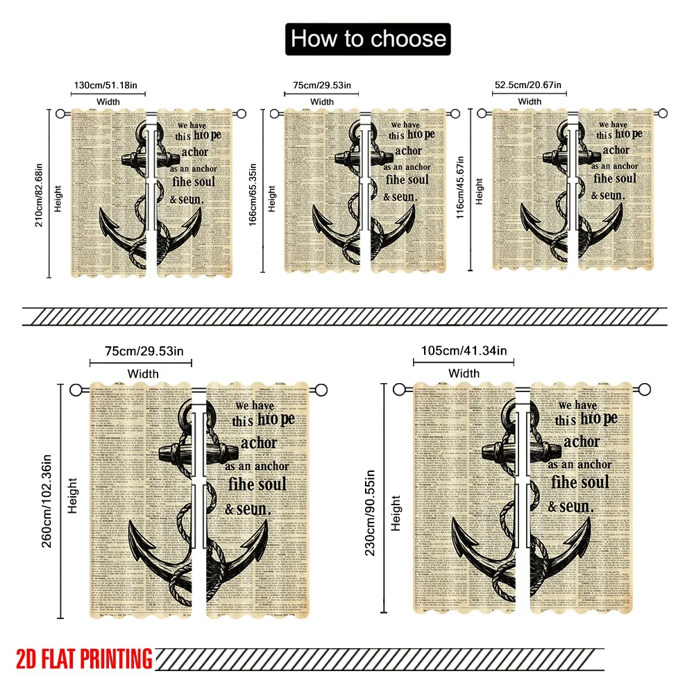 2pcs 2D flat printing Drapes A - Home Security Youtube review and price