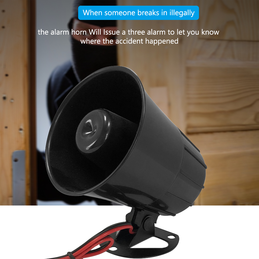 125dB Loud Warning Alarm Siren - Home Security Siren review and price