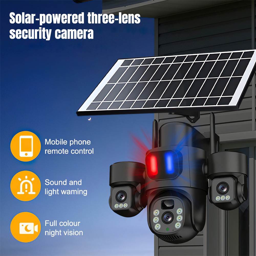 Solar WiFi PTZ Camera Outdoor  - Home Security No Wifi Needed review and price