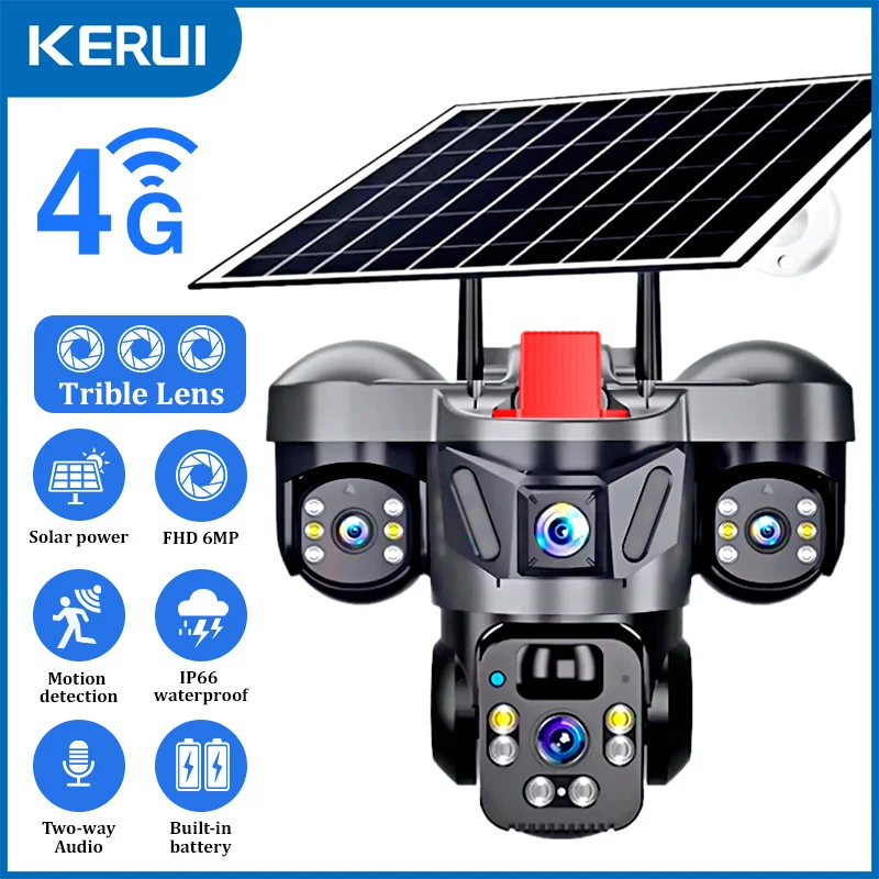 KERUI V380 Pro Outdoor PTZ 6MP - Home Security No Wifi Needed review and price