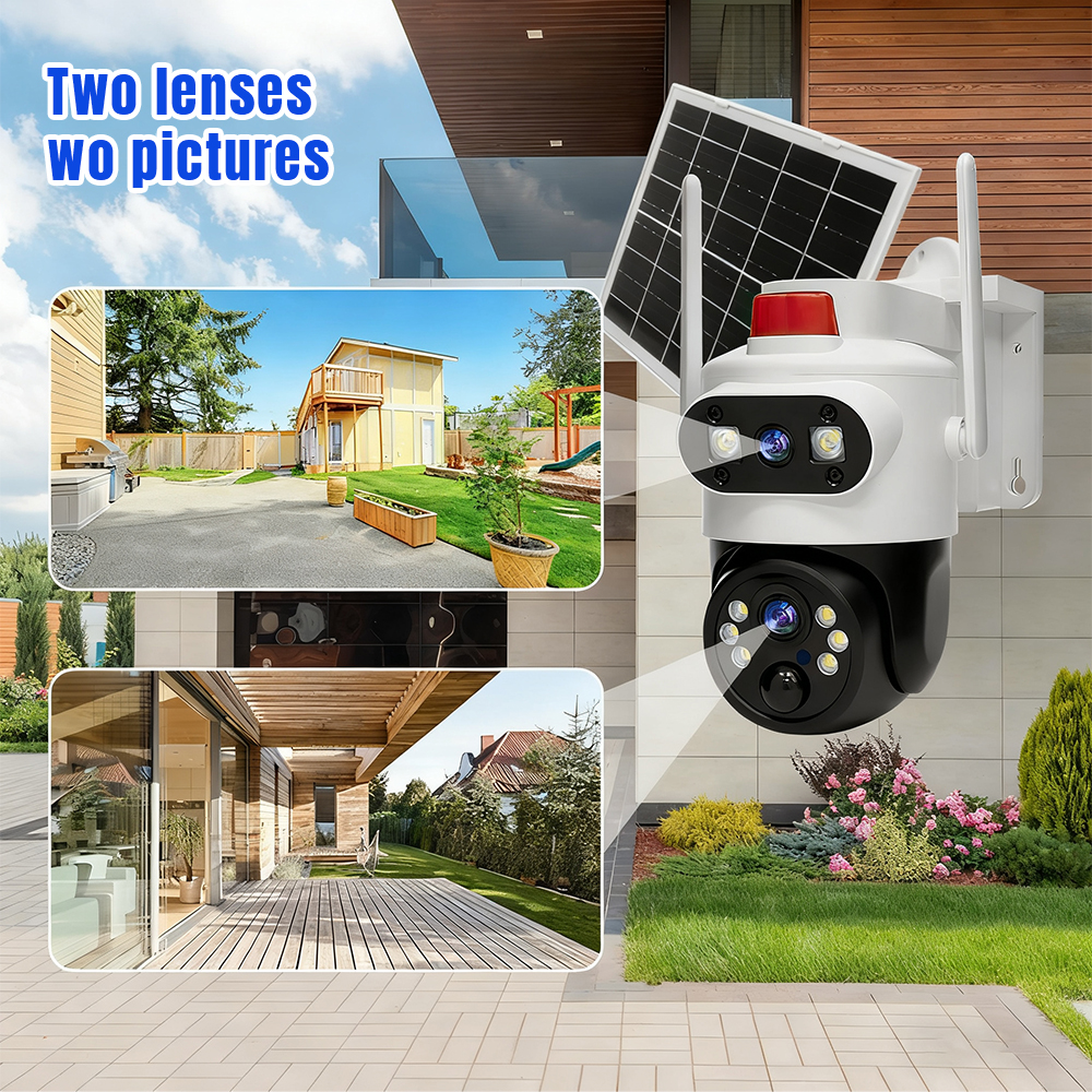 Solar Security Cameras Wireles - Home Security No Wifi Needed review and price