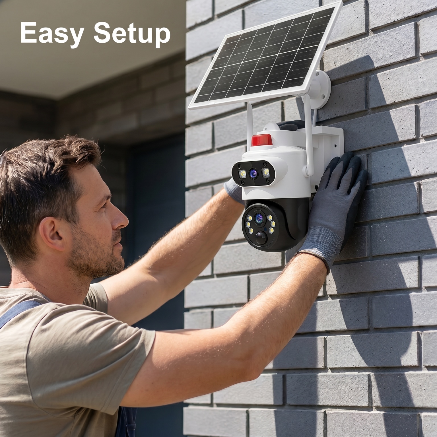 Solar Security Cameras Wireles - Home Security No Wifi Needed review and price