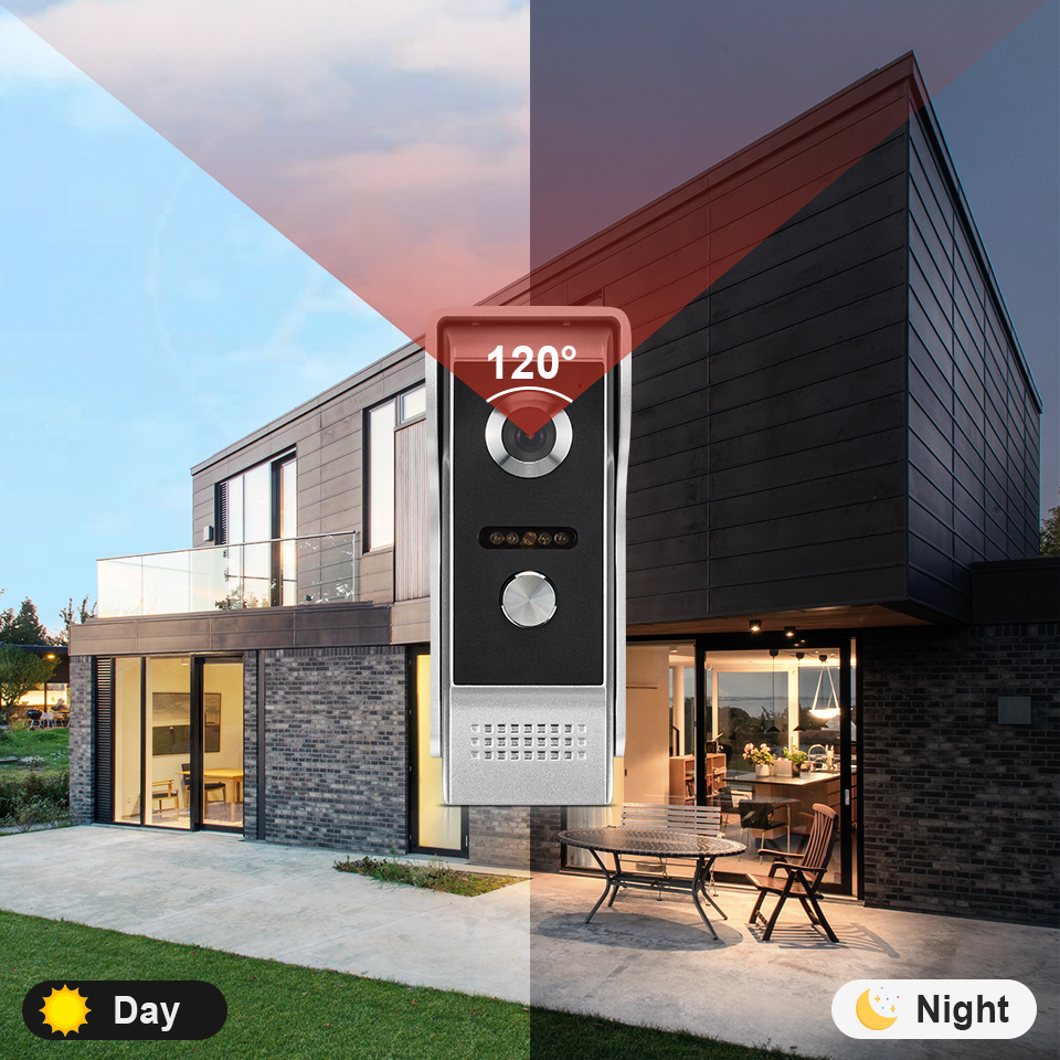 7Inch IPS Screen 2MP  Tuya Rem - Home Security Doorbell Camera review and price