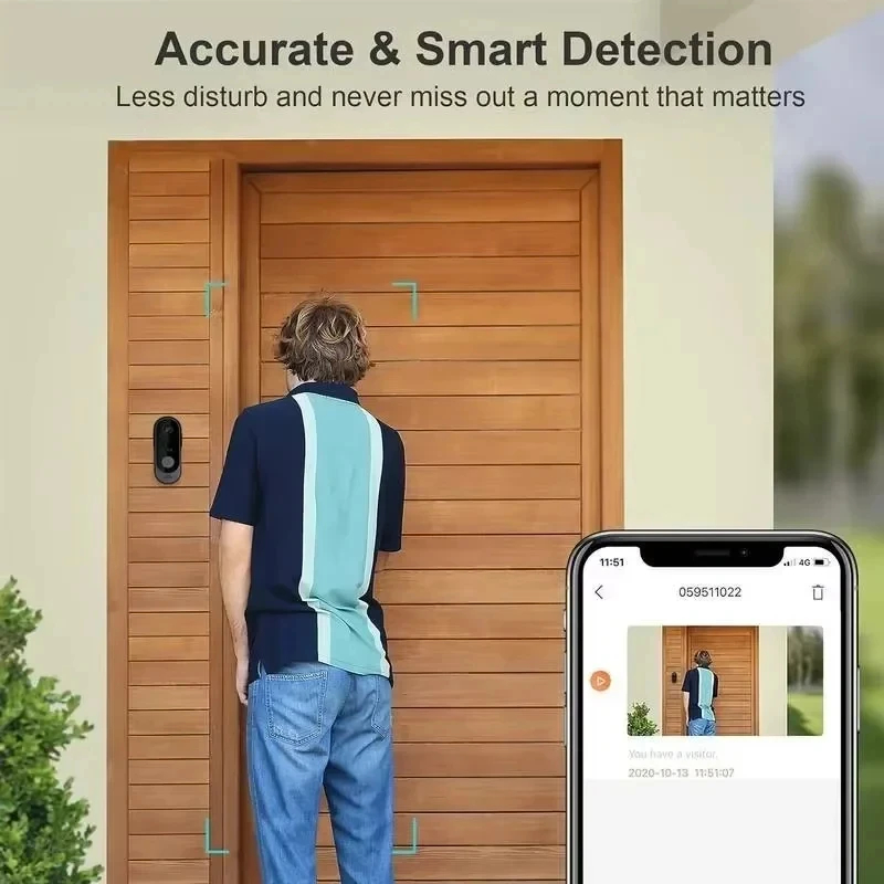 Tuya WIFI Camera Doorbell HD V - Home Security Doorbell Camera review and price