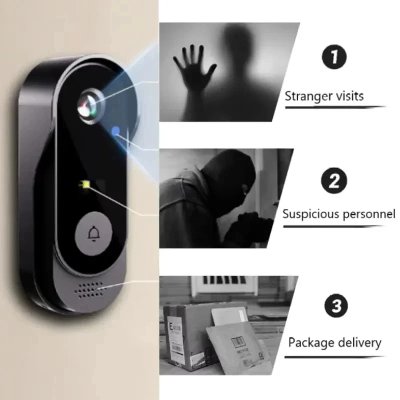 Tuya WIFI Camera Doorbell HD V - Home Security Doorbell Camera review and price