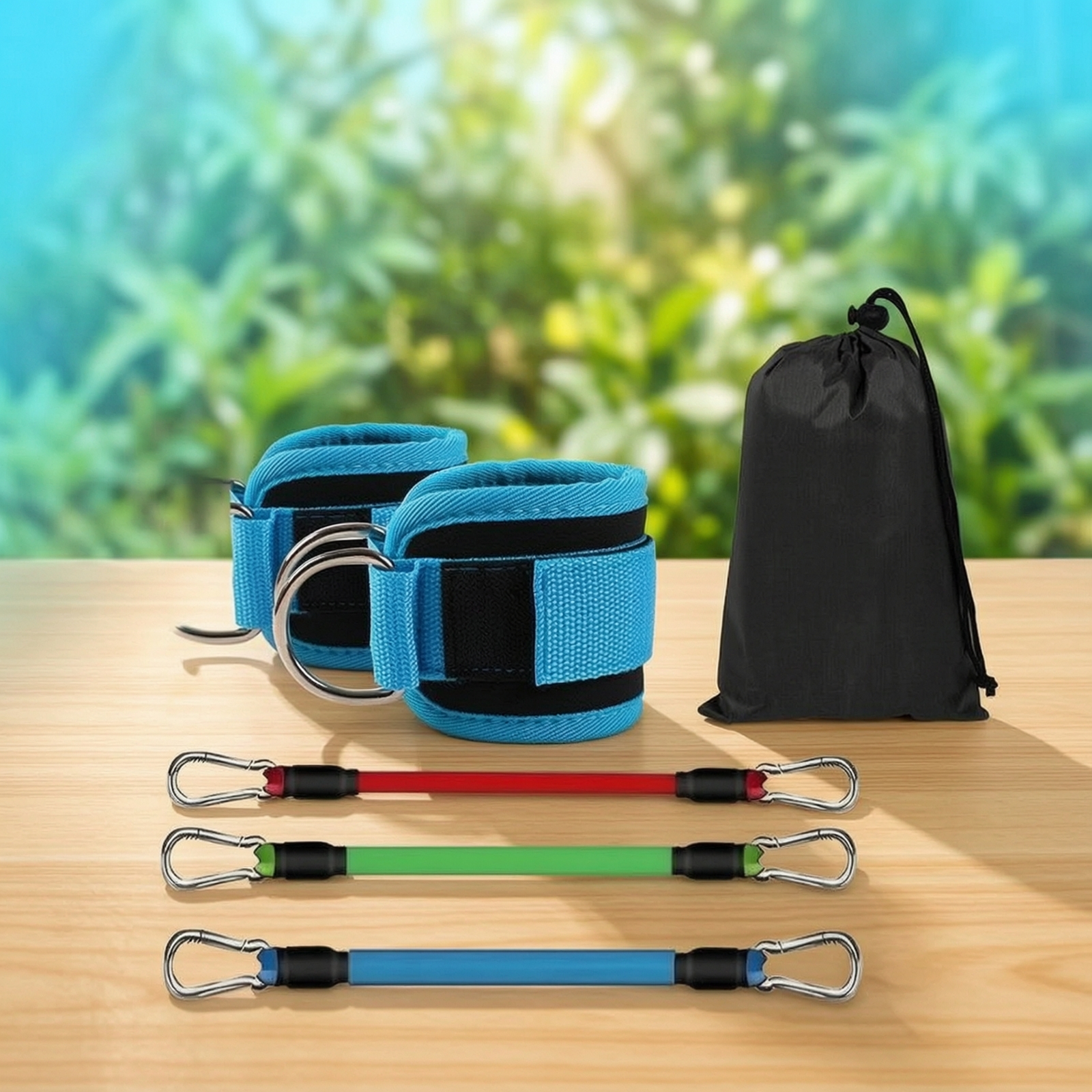 Ankle Resistance Bands with Cu - Home Security Youtube review and price