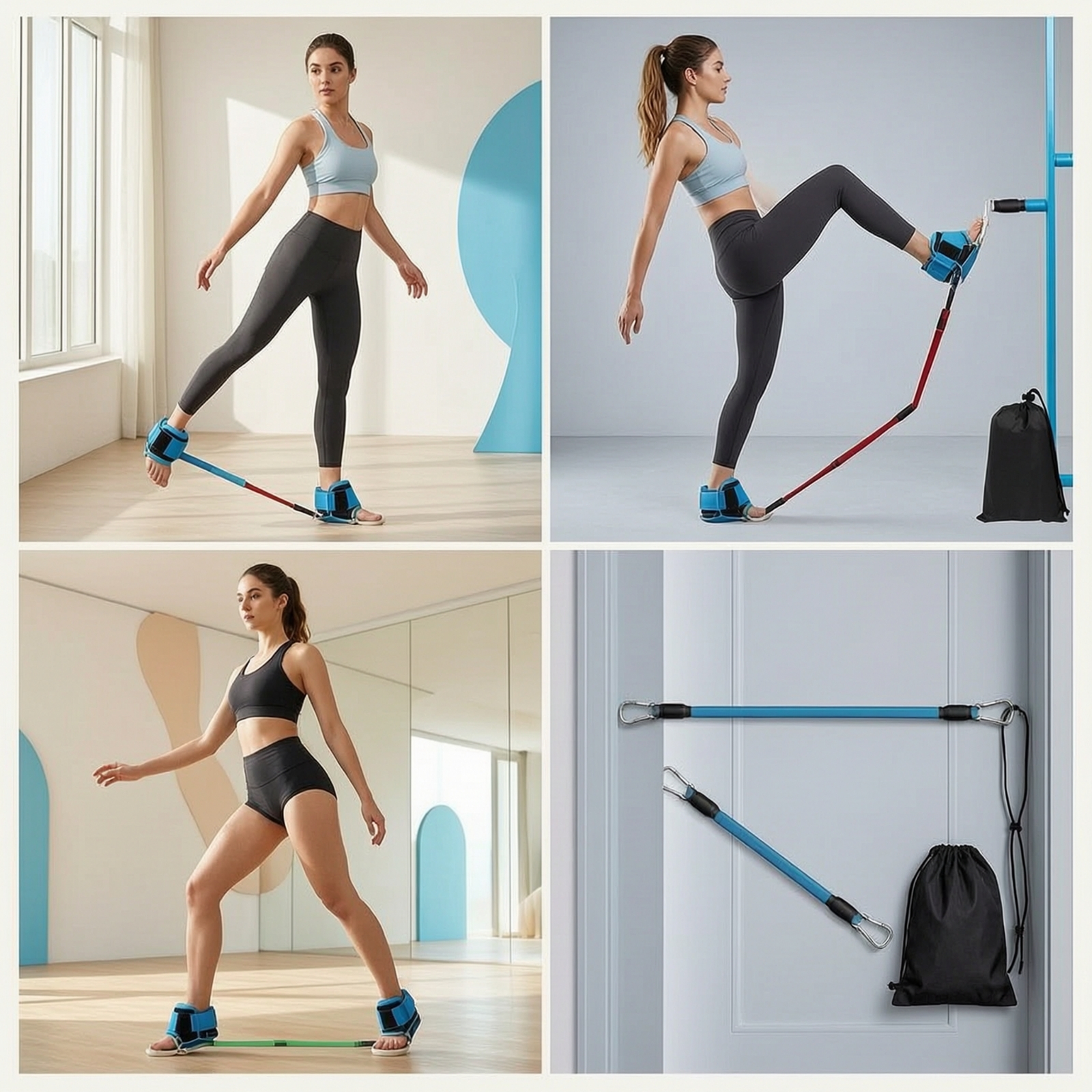 Ankle Resistance Bands with Cu - Home Security Youtube review and price