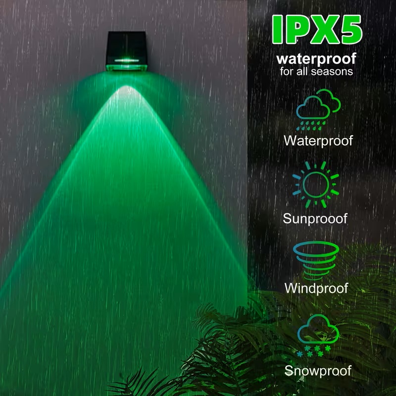 Solar Fence Lights Outdoor: So - Home Security Yard Sign review and price