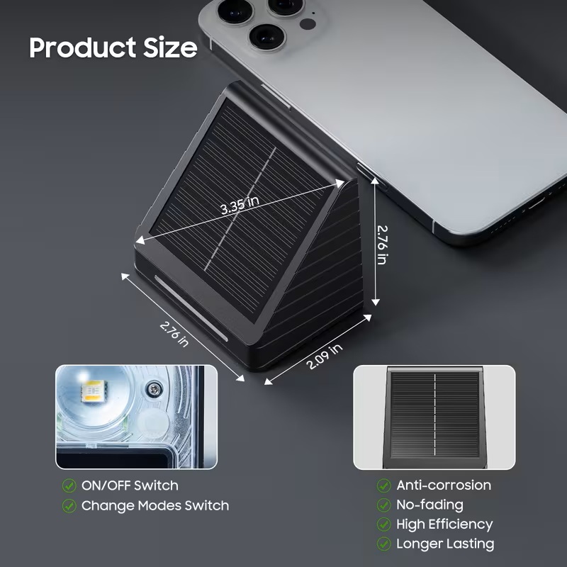 Solar Fence Lights Outdoor: So - Home Security Yard Sign review and price