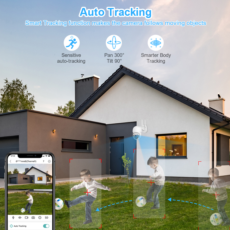 Smar 3MP Wireless CCTV Securit - Home Security No Wifi Needed review and price
